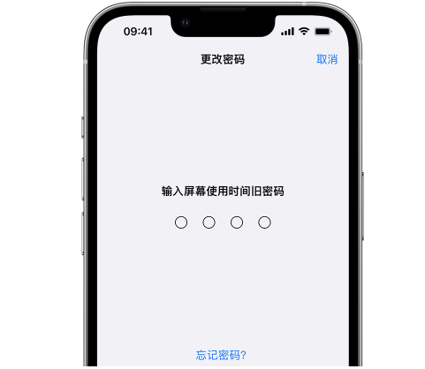 嘉禾iPhone屏幕维修分享iPhone屏幕使用时间密码忘记了怎么办 