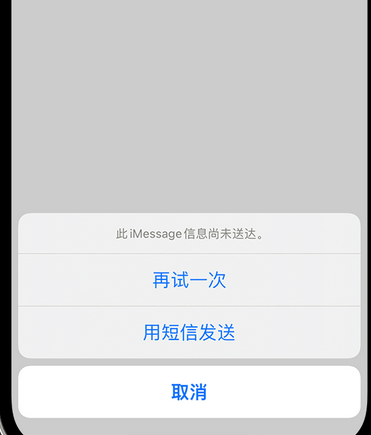 嘉禾apple维修iPhone上无法正常发送iMessage信息