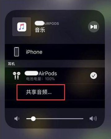 嘉禾苹果14音频维修点分享iPhone14音频共享设置方法 