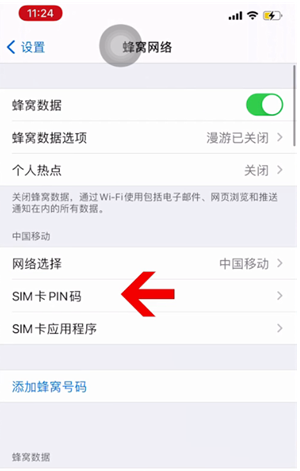 嘉禾苹果14维修网分享如何给iPhone14的SIM卡设置密码 