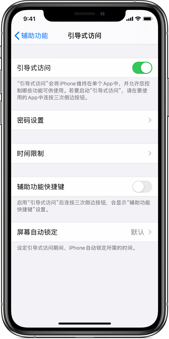 嘉禾苹果手机维修分享如何在 iPhone 上退出引导式访问 