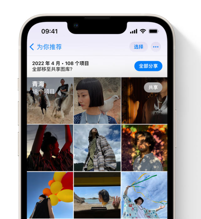 嘉禾苹果维修网点分享在 iPhone 上使用共享图库 