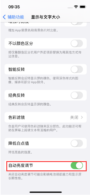 嘉禾苹果15维修店分享iPhone 15 Pro系列屏幕亮度 